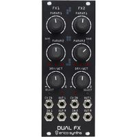 Erica Synths Dual FX Módulo Eurorack 10 HP - Efectos Estéreo Personalizados, 2 Parámetr