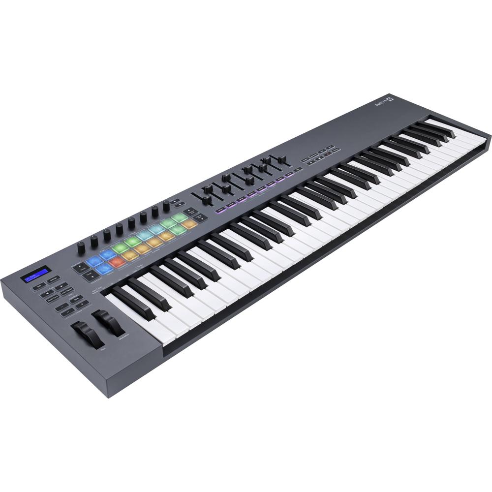 Novation FLkey 61 Controlador MIDI USB para FL Studio - 61 Teclas Sensibles a la Velocidad