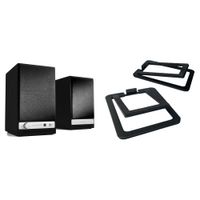 Audioengine HD3 Sistema de Altavoces Bluetooth con Soportes de Escritorio DS1M, 15W por Ca