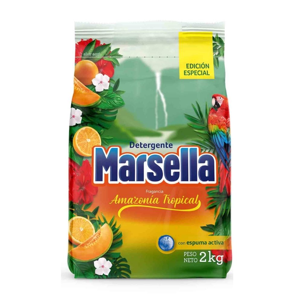 Detergente en Polvo Marsella Amazonía Tropical 2 K