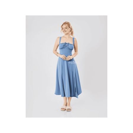 VESTIDO BIANCA MUJER CORTE PRINCESA S Acero
