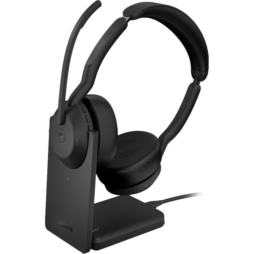 Jabra Evolve2 55 Auricular Inalámbrico Estéreo Link380a USB-A con Cancelación Activa de
