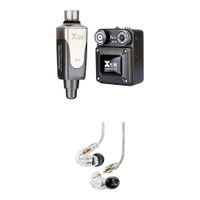 Xvive Audio U4R Kit Monitor In-Ear Inalámbrico con Receptor y Auriculares SE215