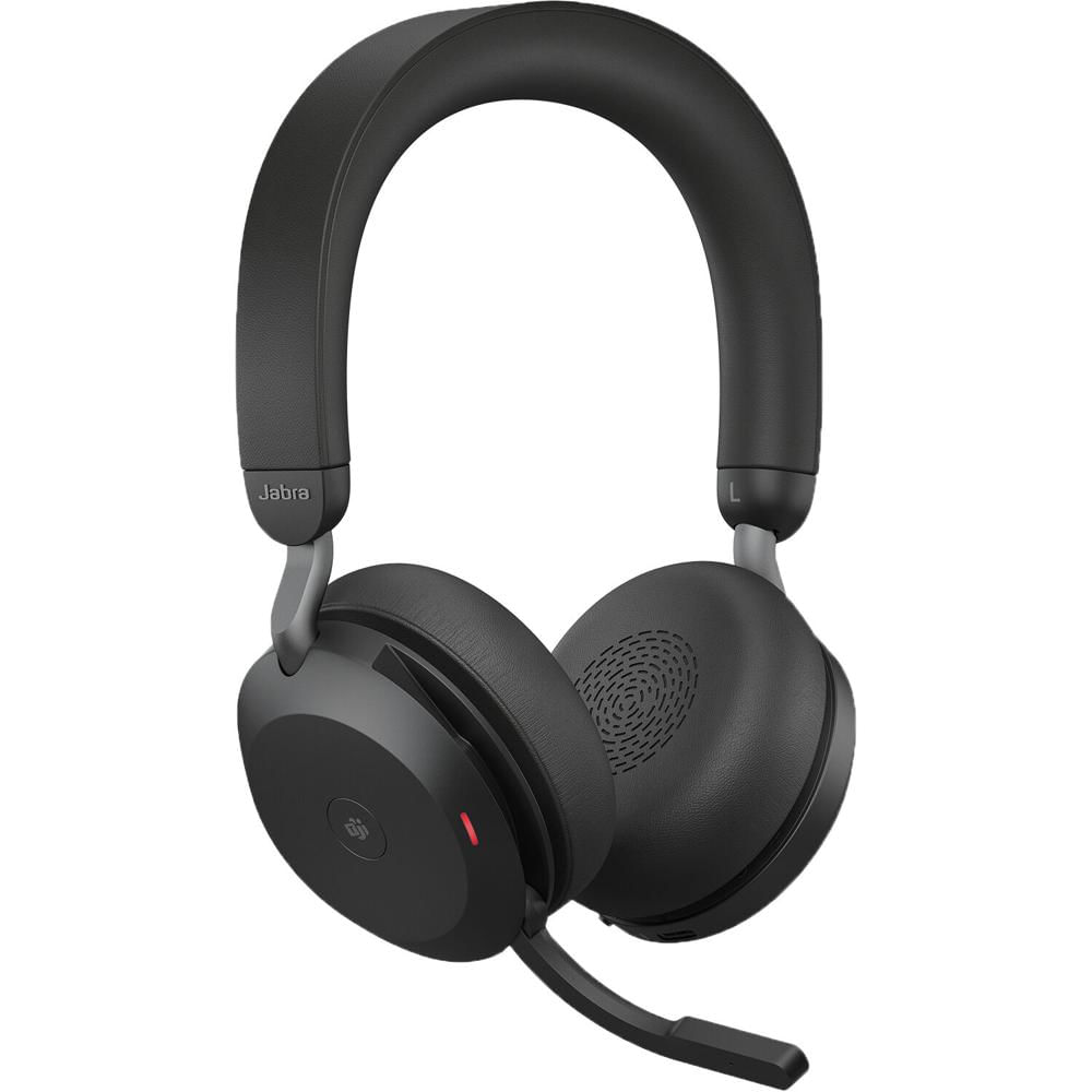 Jabra Evolve2 75 UC Auricular Inalámbrico con Cancelación de Ruido - Negro, 36 Horas de