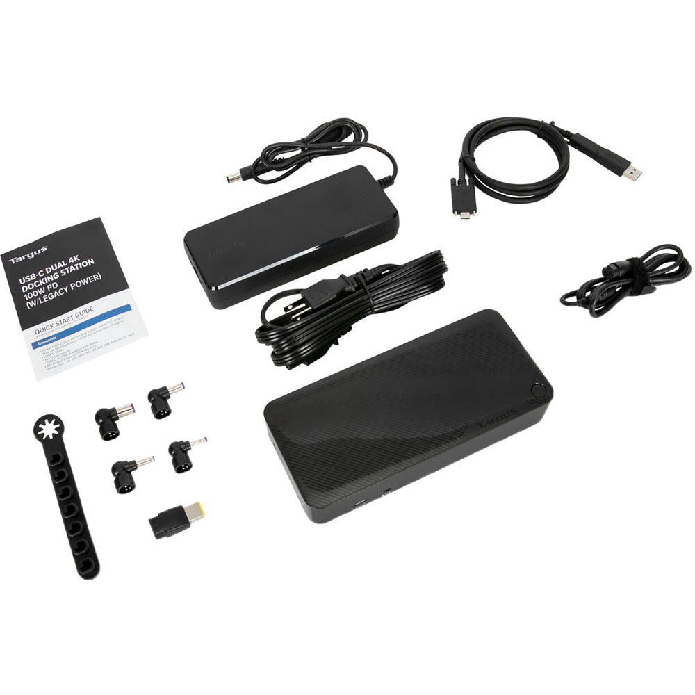 Targus Docking Station Universal DV4K USB 3.2 Gen 2 Type-C con soporte para 2 monitores 4K