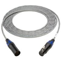 Sescom Cable de Control de Iluminación Plenum 150' 5-Pin XLR Macho a 5-Pin XLR Hembra