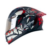 Casco Integral SHAFT SH-526SP Dano Negro Gris Talla XL Certificado ECE 22.06 para Moto Seguridad