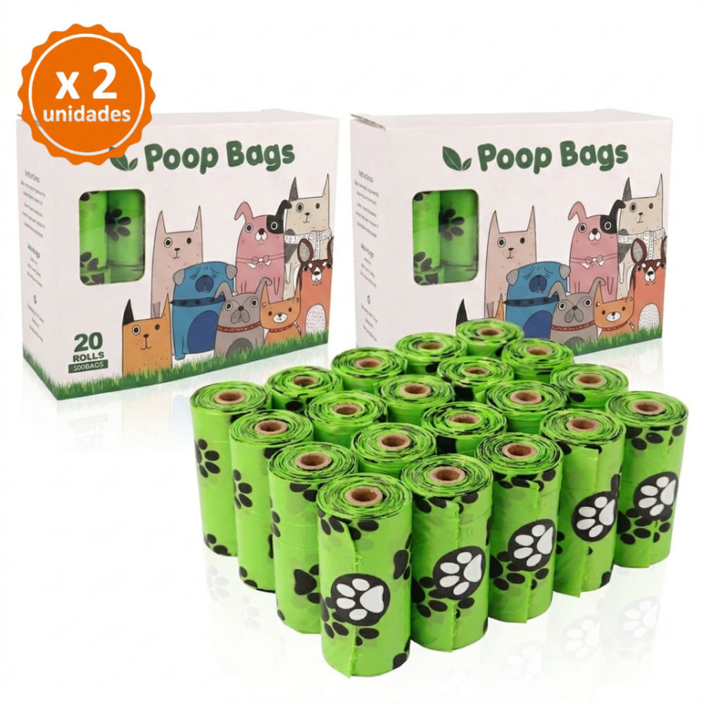 Pack x2 Caja Rollos Biodegradables