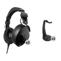 RODE NTH-100 Auriculares Profesionales Cerrados Over-Ear con Soportes de Escritorio (Negro