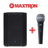 Promo Maxtron Parlante REVO MXT 8115 Microfono SV 100 alambrico