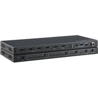 KanexPro Matriz HDMI 4x2 4K60 con Salidas de Audio - Soporta HDR, Control Remoto IR, DiseÃ
