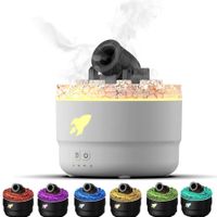 Humidificador Modelo Cañon con Luces LED Decorativo Blanco 84CN09