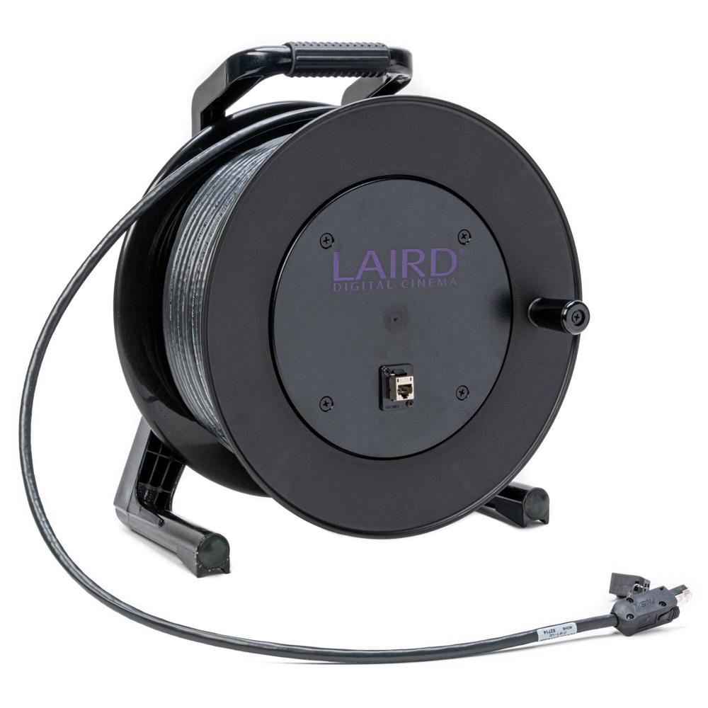Laird Cable Ethernet 10GX Cat 6A 10 Gigabit con Conector RJ45 y Carrete Integrado (125')