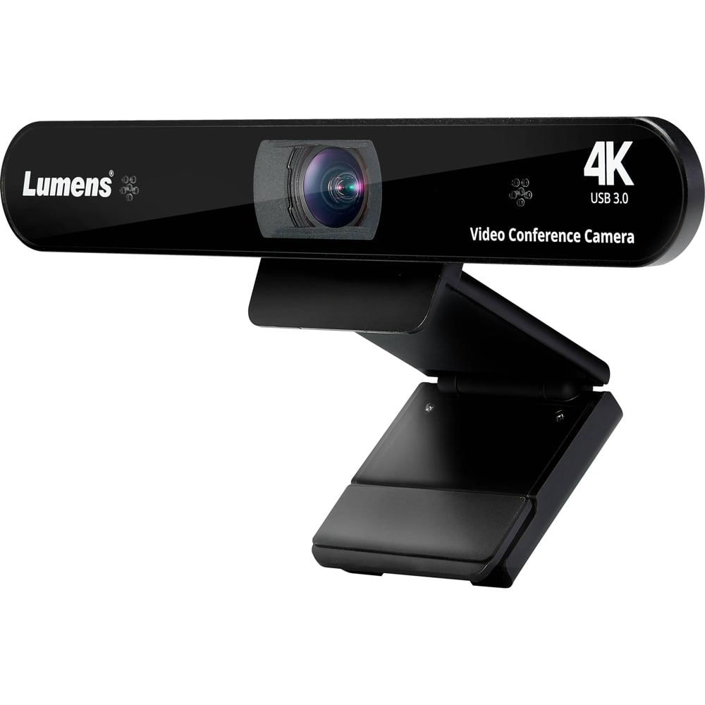 Lumens Webcam 4K USB Auto Framing con Micrófonos Omnidireccionales y Control Remoto
