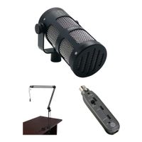 Sontronics Kit PODCAST PRO con Micrófono Dinámico, Brazo Articulado y Interfaz de Audio
