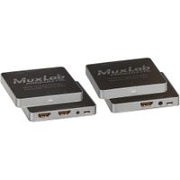 MuxLab Kit Extensor Inalámbrico HDMI 1080p - Transmisión hasta 100' - Soporta hasta 4 Re