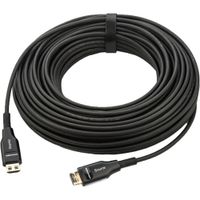 Kramer Cable HDMI Óptico Híbrido Ultra Alta Velocidad 50' - Soporte 8K, 48 Gbps, HDMI 2.