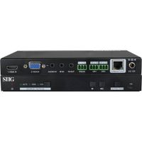 SIIG HDMI/VGA 2x1 HDBaseT 4K Scaler Switcher - 1 x HDMI, 1 x VGA, Resolución Escalable 72
