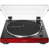 Audio-Technica Tocadiscos AT-LP60XBT Bluetooth Automático - 33 1/3 y 45 RPM, Placa de Alu