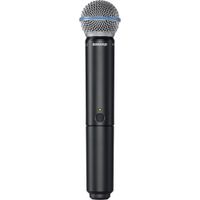 Shure BLX2/B58 Micrófono Inalámbrico de Mano con Cápsula Beta 58A, Supercardioide, Rang