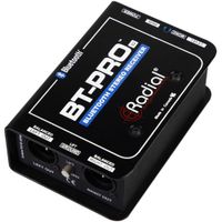 Radial Engineering BT-PRO V2 Caja Directa Estéreo Bluetooth 5.0 con Salidas XLR y 3.5mm