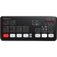 Blackmagic Design ATEM Mini Pro Switcher HDMI para Transmisión en Vivo, 4 Canales, Soport