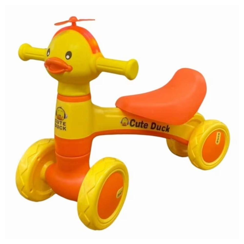 Triciclo Para Niños Infantil Música 4 llantas Patito Amarillo