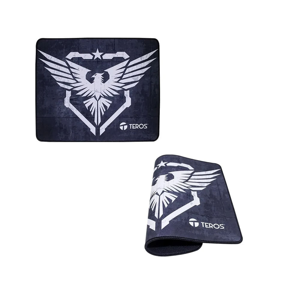 Mouse Pad Teros TE-3014S Negro con Diseño 32x27cm