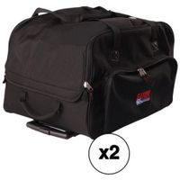 Gator Bolsa Rodante para Altavoces 12"" - Kit de 2 Unidades, Construcción de Nylon Resiste