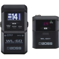 BOSS WL-60 Sistema Inalámbrico 2.4 GHz para Guitarras y Bajos - Transmisor Bodypack y Rec