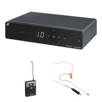 Sennheiser XSW1 Sistema Inalámbrico de Micrófono de Diadema Beige con Transmisor Bodypac