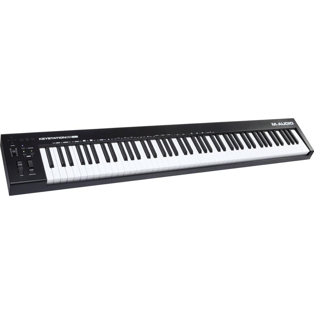 M-Audio Keystation 88 MK3 Controlador MIDI USB de 88 Teclas Semi-Pesadas, Conexión USB-MI