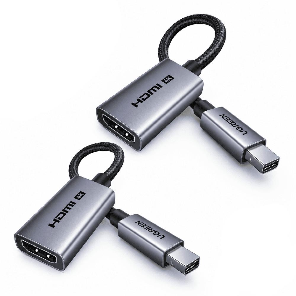 UGREEN Pack x2 Adaptador Mini DisplayPort a HDMI 4K Thunderbolt 2 DP140 - 95475P