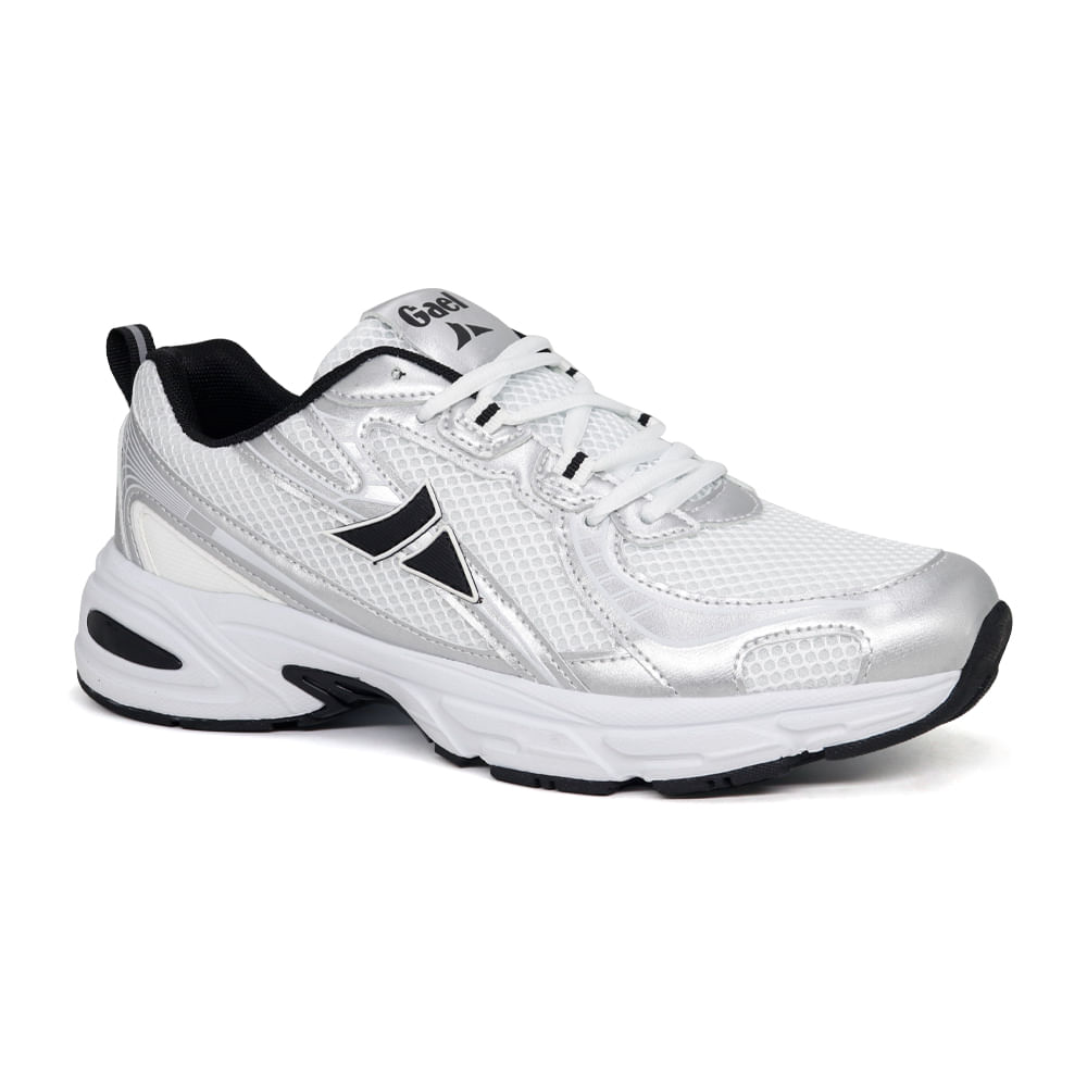 Zapatillas Running Hombre Gael 0605-26Q2 BLANCO-PLATA Zapatillas Running Hombre Gael 0605-26Q2 BLANCO/PLATA 43