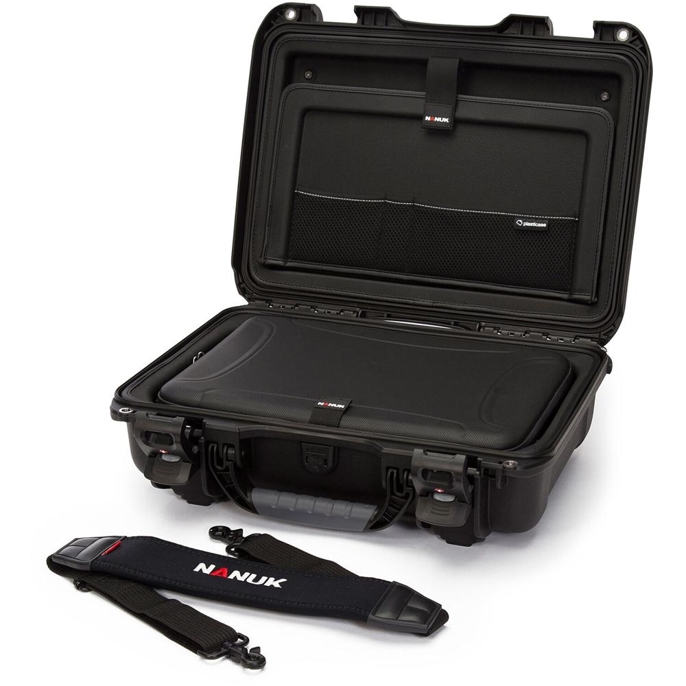 Nanuk 923 Funda para Laptop de 15"" - Resistente al Agua, Organizador de Tapa, Correa de Ho