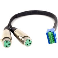 Lectrosonics Adaptador de Cable XLR3 Femenino a Phoenix de 5 Pines - 1.4 ft