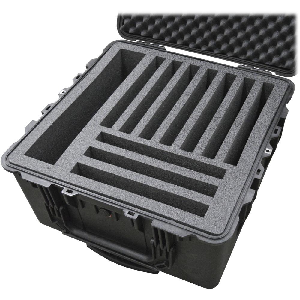 MyCaseBuilder Inserto de Espuma para Laptop de 10 Compartimentos para Estuche Pelican 1640