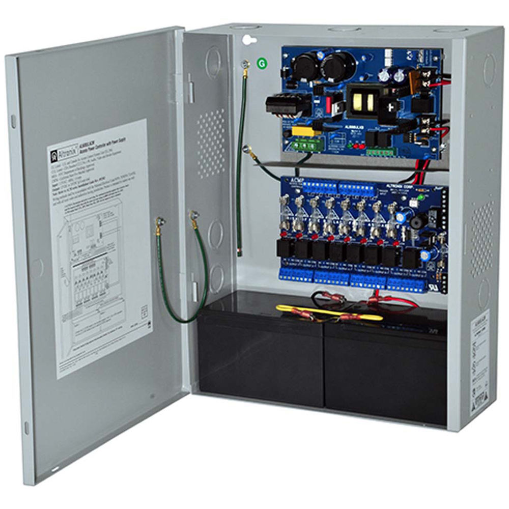 ALTRONIX Fuente de Poder/Cargador 8 Salidas Controlador de Acceso (12/24VDC @ 6A) - 24 VDC