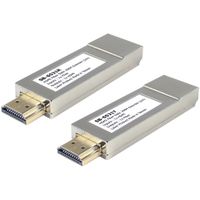 Shinybow Extensor HDMI sobre Fibra Óptica SB-6531KIT 4K hasta 984 pies, Soporte DDC/EDID/
