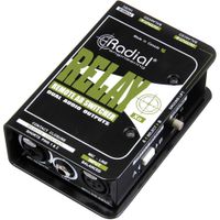 Radial Engineering Relay Xo Switcher AB Balanceado con Control Remoto, 1 XLR Entrada y 2 X