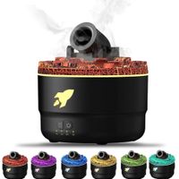 Humidificador Modelo Cañon con Luces LED Decorativo Negro 84CN09