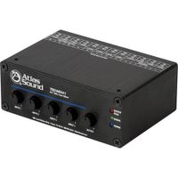 AtlasIED TSD-MIX41 Mezclador Mic/Línea 4x1 con 4 Preamplificadores y Phantom Power 24V