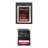 SanDisk Kit de Memoria 256GB Extreme PRO CFexpress Type B + 128GB Extreme PRO UHS-II SDXC