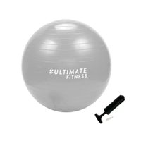 Balón Pilates 55 cm con Inflador Gris