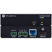 Atlona Receptor HDMI 4K/UHD Over HDBaseT AT-4K-70C-RX-PoE, Recepción hasta 70m, Control B