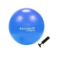 Balón Pilates 65 cm con Inflador Azul