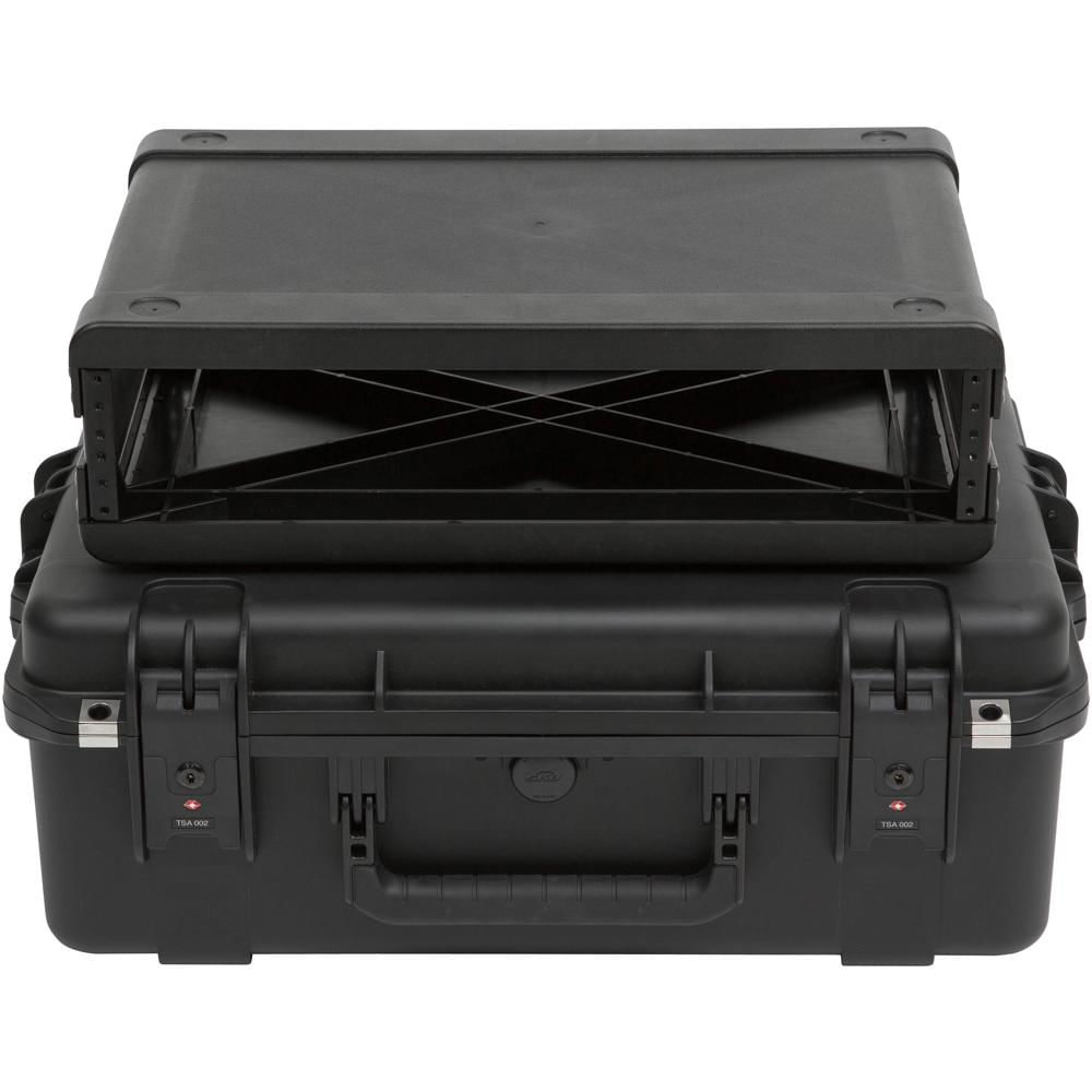 SKB Rack Case iSeries 13"" - 2 RU, Resistente al Agua, con Manijas de Agarre y Protección