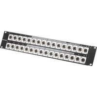Canare 322U-BJRUK Panel Flush-Mount 12G A/V BNC con 32 Conectores
