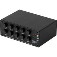 AtlasIED Amplificador de Distribución TSD-DA28 2x8, 2 Entradas Balanceadas y 8 Salidas Ba