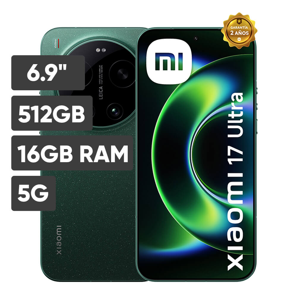 Smartphone XIAOMI 17 Ultra 6.9'' 16GB 512GB 50MP Starlit Green